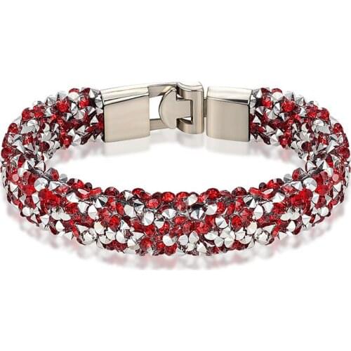 JANEYACY 2017 New Fashion Casual Crystal Bracelet Bracelet Charm Womens Bracelet Best Jewelry Bracelet