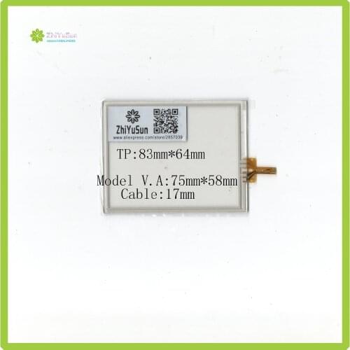 ZhiYuSun 83mm*64mm 3.5inch 4 lins Touch Screen glass touchsensor 83*64touchglass digitizer GLASS Good 5PCS/lot