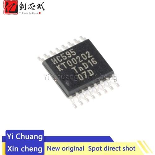 10PCS New 74HC595PW TSSOP-16 74HC595 TSSOP16 HC595PW TSSOP SN74HC595PWR SMD