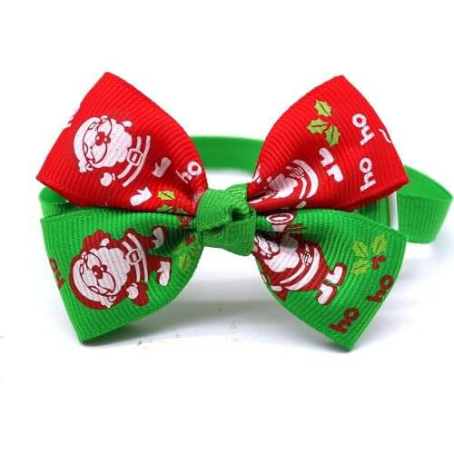 100Pcs Dog Accessories for Small Dogs Luxury Dog Christmas Bow Tie Dogs Pets Christmas Accessories Samll Dog Cat Puppy Bowties
