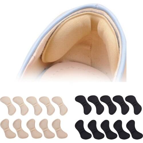 5pairs Feet Care Soft Silicone Comfortable Non Slip Anti Wear Pain Relief Invisible Self Adhesive Shock Absorption Heel Liner
