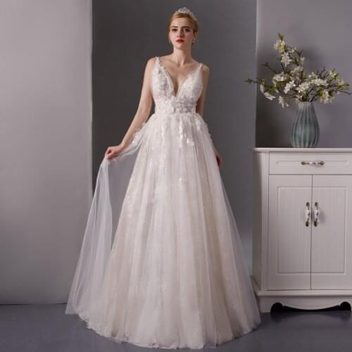 6077 robe de mariage princesse wedding dress boho vestidos largos robe mariage femme vestido de noiva princesa real price sexy