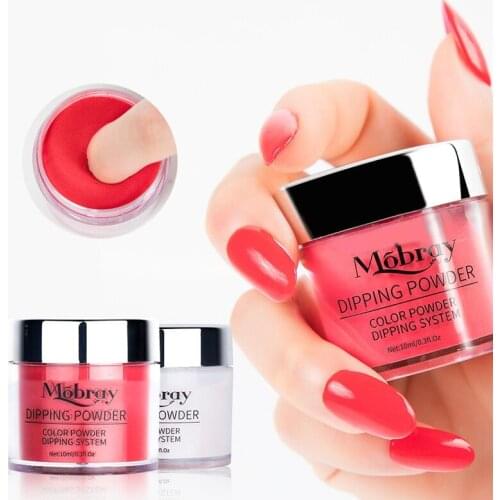 10ML 148 Color Dipping Powder Acrylic Powder Neon Pigment Crystal Powders For Nail Polish Nail Art Decorations Professional Nail