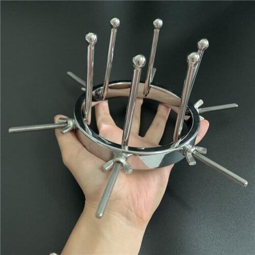 Huge Butt Plug Sex Toys for Men Women Metal Anus Expander Speculum SM Chastity Device Extreme Anal Spreader Vaginal Dilator