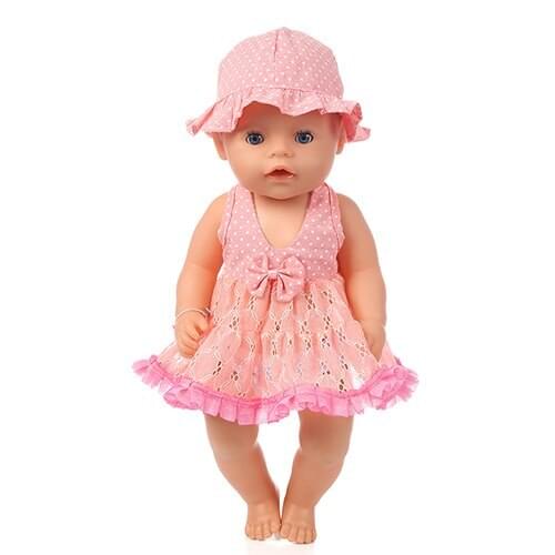 Ballet Dress Doll Clothes Fit 43cm Baby Doll Dress Doll Accessories Clothes For Baby Birthday Gift