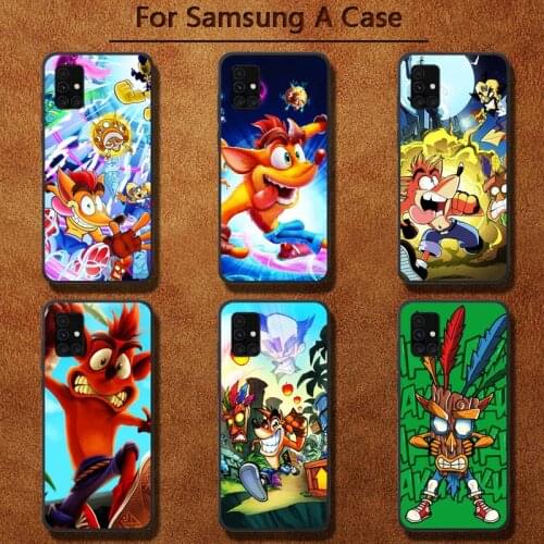 Hot Game Crash Bandicoot Phone Case for Samsung A91 01 10S 11 20 21 31 40 50 70 71 80 A2 CORE A10