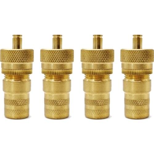 ATsafe 4pcs/pack Tire Deflators Valve Adaptor Offroad Accessories Kit Tool 6-30 PSI