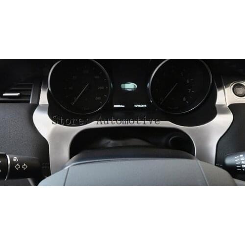 Chrome Dashboard Decorative Cover Trim Fit For Land Rover Range Rover Evoque 2012-2016 Car Interior ABS Chrome Auto Accessories
