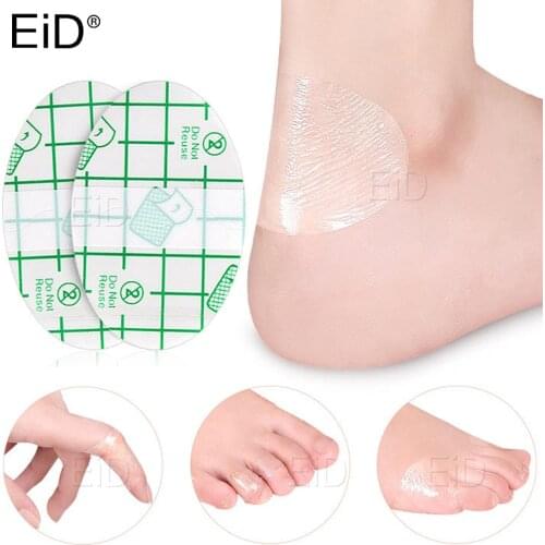 EiD 20Pcs Heel Protector Foot Care Sole Sticker Waterproof Invisible Patch Anti Blister Friction Foot Care Insert Tool man women