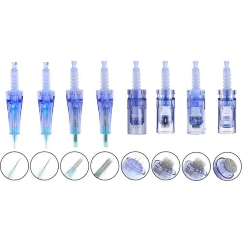 Microneedling / Microblading Needles Cartridges For Dr Pen A6 Professional Dermapen Electric Stamp Design Face Roller