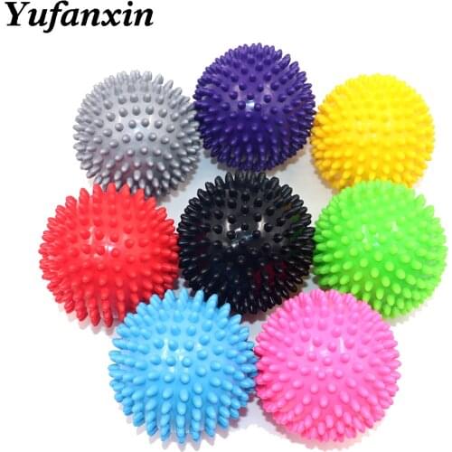 Massage Ball Roller Body massager Yoga Massage Balls PVC spiky massage ball hand Foot massage ball Hedgehog grip ball 7.5cm 9cm