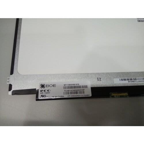For Boe NT116WHM-N10 NT116WHM N10 LED Display Matrix for Laptop 11.6" HD 1366X768 40Pin Matte Normal Screen