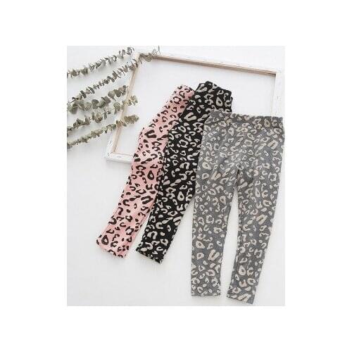 Fashion Baby Girl Leggings 2019 Autumn New Toddler Girl Leopard Print Thin Leggings Girls Pants Toddler Trousers Casual Pants