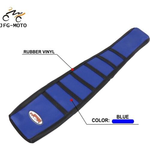 Motorcycle Rubber Striped Leather Soft Gripper Skin Seat Cover For Yamaha YZ125 YZ250 YZ 125 250 1996 1997 1998 1999 2000 2001