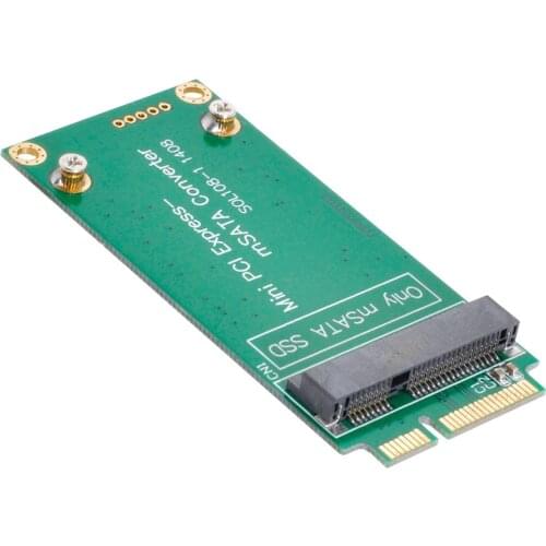 MSATA Mini PCI-e SATA SSD Converter 3x5cm to 3x7cm Adapter for Asus Eee PC 1000 S101 900 901 900A T91