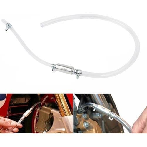 Hydraulic Clutch Brake Bleeder Hose Kit One Way Valve Tube Bleeding Tool with One Way Valve for Motorcycle Car