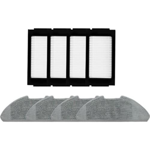 8Pcs HEPA Filter Kit for Xiaomi Mi Robot Mijia PRO Vacuum Cleaner Mop Cloth Rag Filters Parts