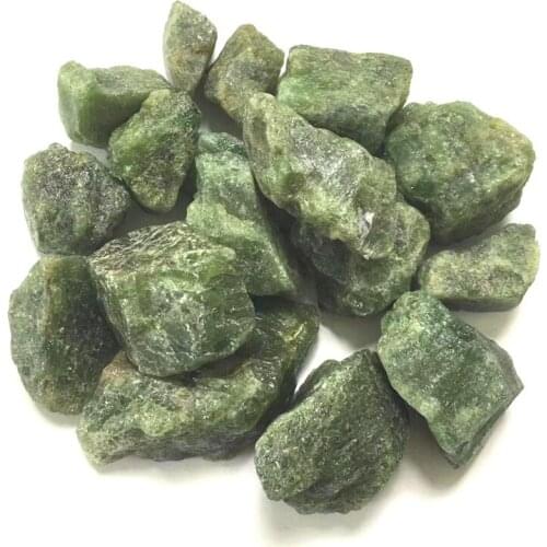 2-5cm Natural Green Apatite Crystal Rough Stone Raw Gemstone Mineral Specimen Irregular Reiki Heal