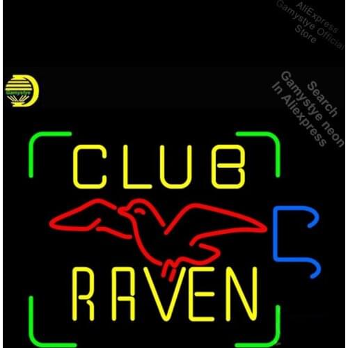 NEON SIGN For Club Raven Bird neon Light Sign Car Advertise Window for sale neon light Personalized Custom Neon Sign Neon Custom