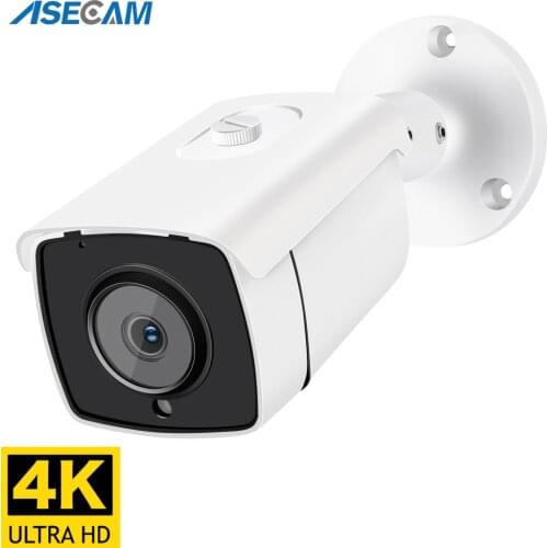 New 4K Ultra HD 8MP IP Camera Outdoor Waterproof POE H.265 Onvif Metal Bullet CCTV Home 4MP Array infrared Security Camera