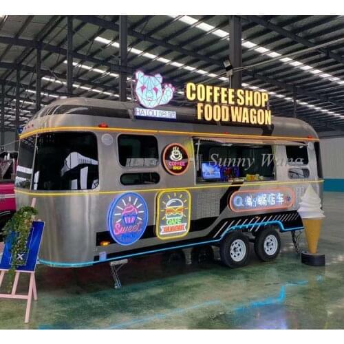 2020 New Arrival Baking Shop Cake Van Dessert Kiosk Milk Tea Truck Book Cart With Customized Service