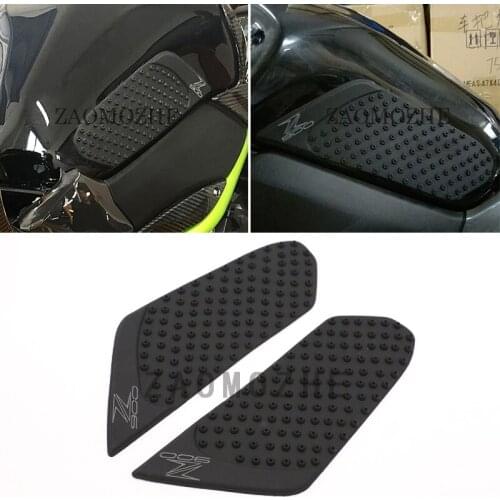 Motorcycle Anti slip Tank Pad 3M Side Gas Knee Grip Traction Pads Protector Sticker For Kawasaki Z900 2017