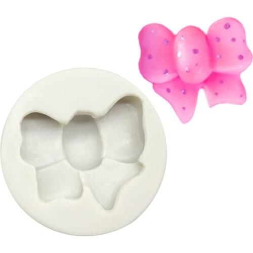 Bowknot Silicone Cake Baking Mold Sugarcraft Chocolate Cupcake Resin Tools Fondant Decorating Tools