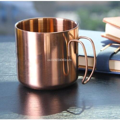 30pcs 14oz Wine Glass Cup With Handle & Crystal Clear Lids 400ml Insulated Mugs Stainless Steel Double Wall Vacuum Coffee Mugs