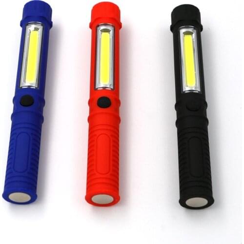 LED flashlight multifunctional portable led flashlight inspection work light magnetic clip