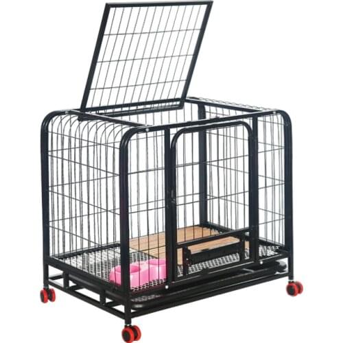 Cat and dog cage small dog Teddy indoor cat cage rabbit cage medium sized dog with toilet pet dog cage cat