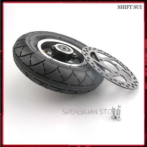 200x50 (8x2'') Tire Inner Tube + Wheel Hub +Brake Disc 8" Aluminium Alloy Wheels Fits Gas Scooter & Electric Scooter