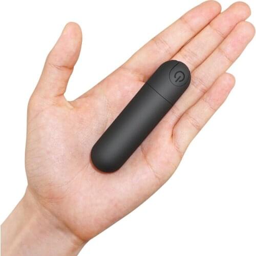 Mini Adult Vibrating Bullet Shape Waterproof Vibrator G-spot Massager Strong Shake Rechargeable USB Vibrator Sex Toys for Woman