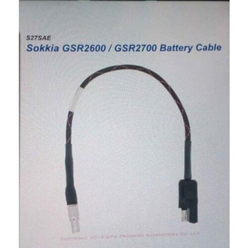 100% Brand new Sokkia GSR2600,GSR2700 battery cable,SOKKIA GPS SAE CABLE(4PIN)