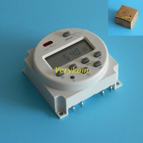 100X Electronic Microcomputer Power Timer Weekly Programmable Digital Time Control Switch 17 Group NO NC 24V DC 12V 110V AC 220V