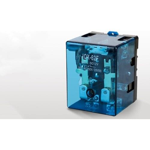 12VDC 24VDC 110VAC 220VAC 80A/120A DPDT Power Electromagnetic Relay Motor Control Screw Mount JQX-62F-2Z 2NO 2NC