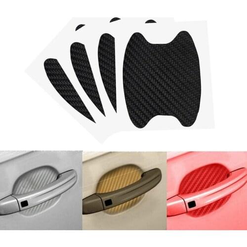 4Pcs/Set Car Door Sticker Scratches Resistant Cover Car Handle Protection Film Automotive Car Exterior Decoration Dropshipping