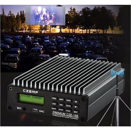 Free Shipping CZE-15A 88MHz~108MHz FM Transmitter Radio & tv Broadcasting Equipment