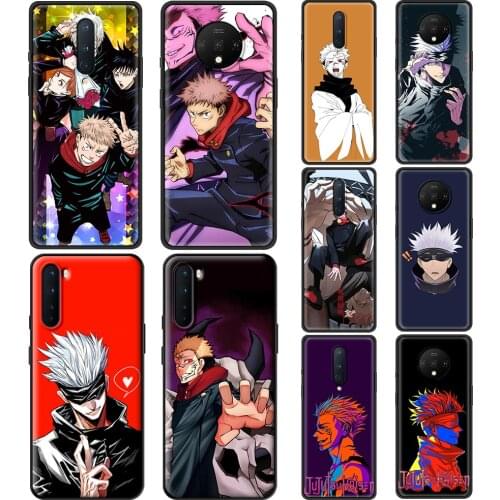 Jujutsu Kaisen Anime Phone Case For OnePlus 8 7 7T Pro 8T 6 6T Z Nord N100 N10 5G Black Silicone Soft Cases Back Cover