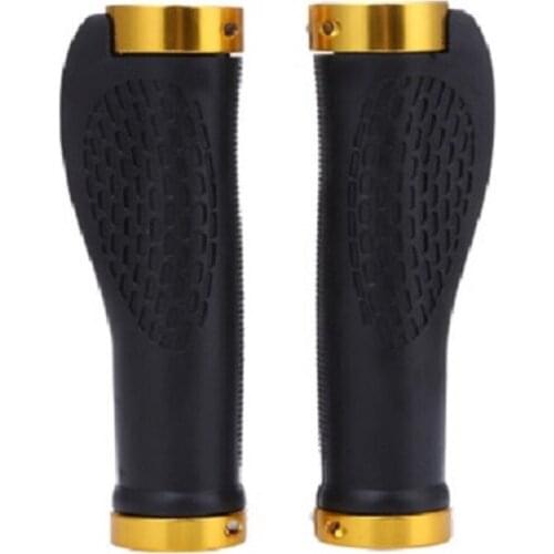 Ergonomic Bike Handle Grip Road Cycling Bicycle Anti-Skid Rubber Lock Handlebar U7EF