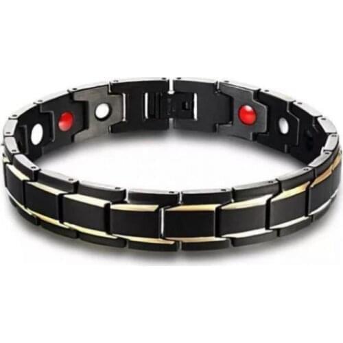 Personality Charm Sexy Healthy Energy Magnetic Gold Bracelet for Men Jewelry