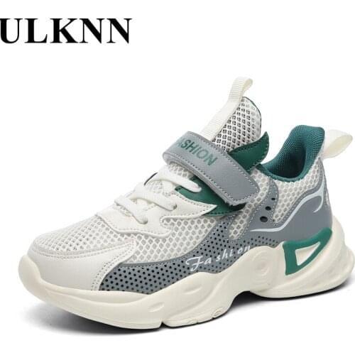 ULKNN Childrens Shoes From 8 To 14 Years For Boys Breathable Kids Sneakers For Teens Fashion 2 Colors Shool Boys Casual Shoes