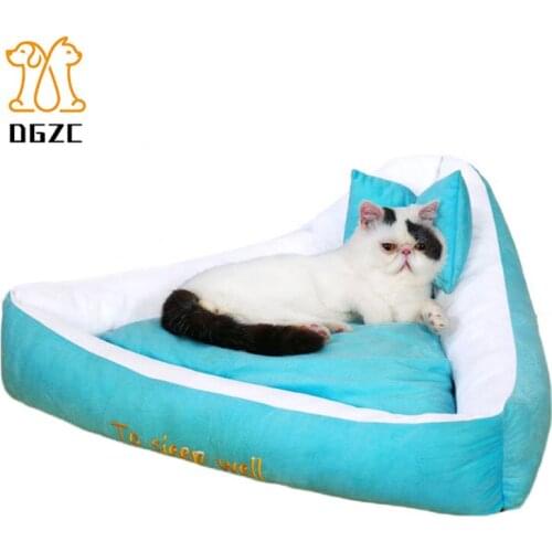Summer Dog Mat Lounger Puppy Sofa Cushion Orthopedic Dog Beds Cat Mat Home for Large Dog Golden Bed Removable Cover Kennel