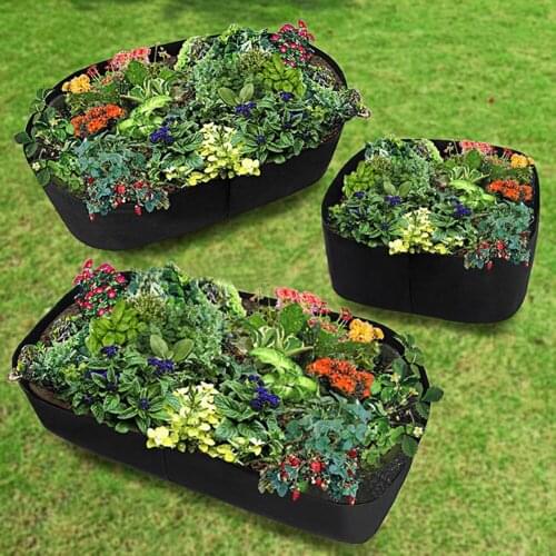Planting Bag Black Potato Non-woven Fabric Vegetable Flower Seedling Growing Pot Garden Nursery Tools 4 Size Grow Bag