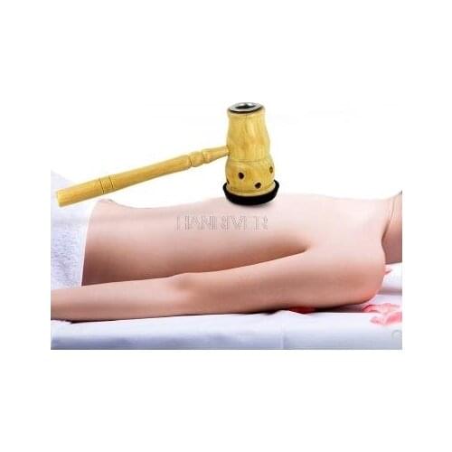 Portable Moxa Moxibustion Box Smokeless Roll Holder Acupuncture Massage Mini Roller Stick Artemisia Wormwood Therapy