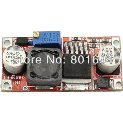 50 Pcs/Lot DC-DC Adjustable Step-up Power Supply Module 3-34V to 4-35V 2A 15W Boost Converter Board LM2577S