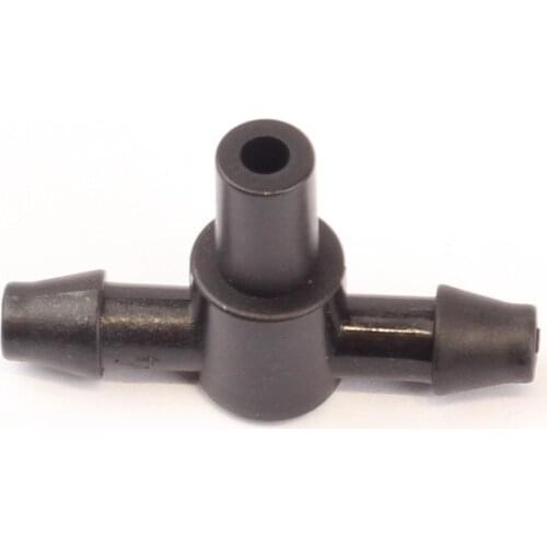 50pcs Barbed 4/7mm to 6mm Nozzle Connector Hose Tee Horticultural Irrigation Veg Plot Plant Pots Drip System Watering Pipe Joint