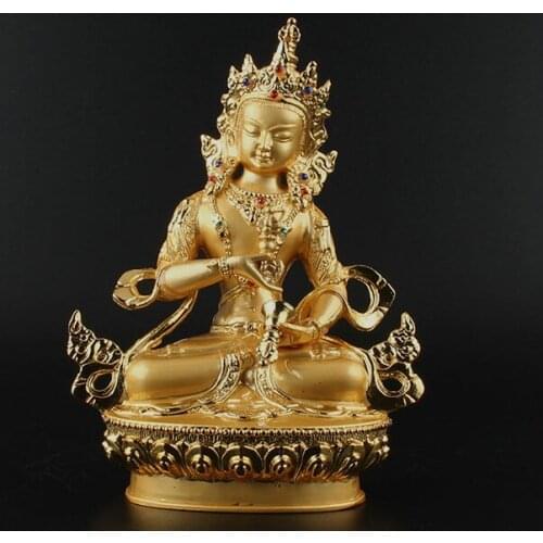 Special offer # 2021 HOME family TOP efficacious Protection # Tibetan Buddhism Vajrasattva Buddha gilding statue