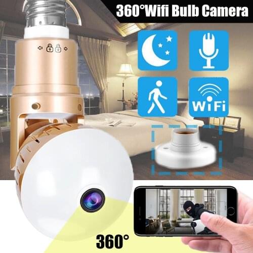 Glite 5W E27 Camera bulb light CCTV led control by Andrews or Iphone mobile , smart led bulb light speaker