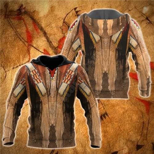 Premium Native Culture printed 3d hoodies Unisex Sweatshirt zipper hoodies women For men Pullover streetwear Cosplay costumes 03