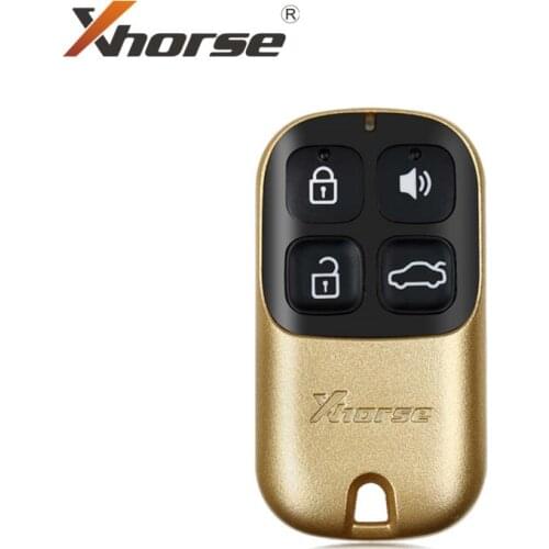 Xhorse XKXH02EN Universal Remote Key 4 Buttons Golden Style English Version for VVDI Key Tool 5pcs/lot